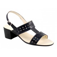Reduceri Sandale dama din piele naturala - Model Negru LS7NBOX